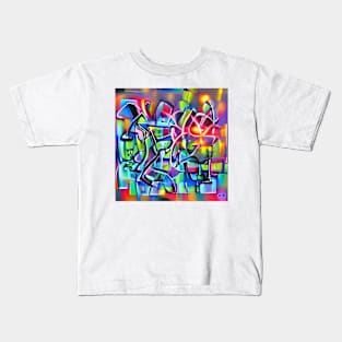 Neon Graffiti Kids T-Shirt